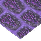 Eléphants De Nappe Rose Violet À La Nuit étoilée (Angle)