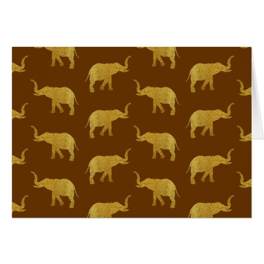 Eléphants de trompette d'or (Devant horizontal)