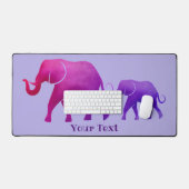 Eléphants Design Desk Mat (Clavier et souris)