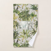 Elephants en Friends Palm Oerwoud Bad Handdoek (Handdoek)