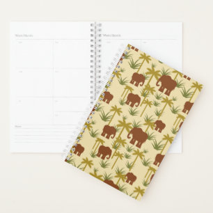 Eléphants Et Palmiers En Camouflage