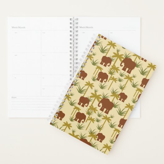 Eléphants Et Palmiers En Camouflage (Devant avec enveloppe)
