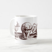 Éléphants et tasse de rhinocéros (Devant gauche)