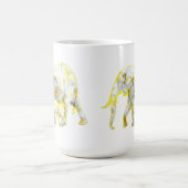 Éléphants Frangipani, Café Mug (Centre)