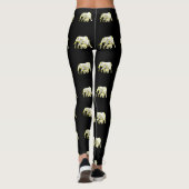 Elephants Frangipani, dames Leggings (Dos)