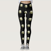 Elephants Frangipani, dames Leggings (Devant)