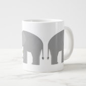 Eléphants Jumbo Mug (Devant droit)