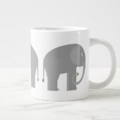 Eléphants Jumbo Mug (Droite)