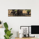 Elephant's legance poster (Thuiskantoor)