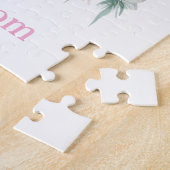 Éléphants mignons puzzles floraux (Côté)