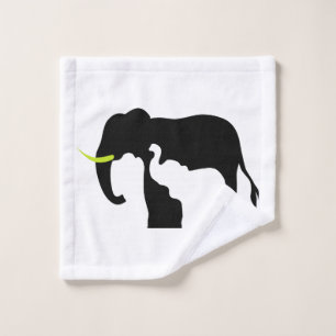 Éléphants noirs et blancs