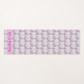 Elephants, olifantenpatroon, Jouw naam Yogamat (Voorkant (horizontaal))