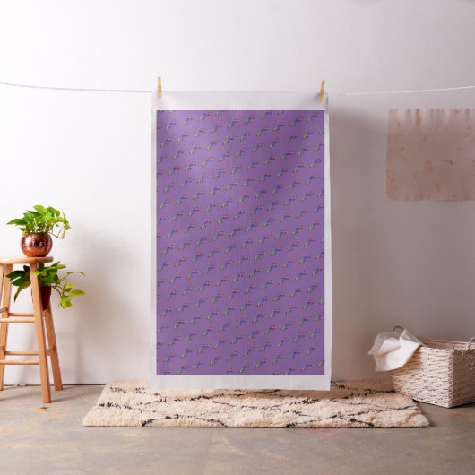Elephants Pattern Fabric Stof (Voorbeeld)