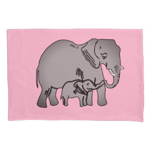 Elephants Pillowcase Kussensloop