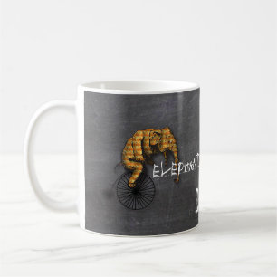 Elephants plus fietsen Equal YIKES Koffiemok