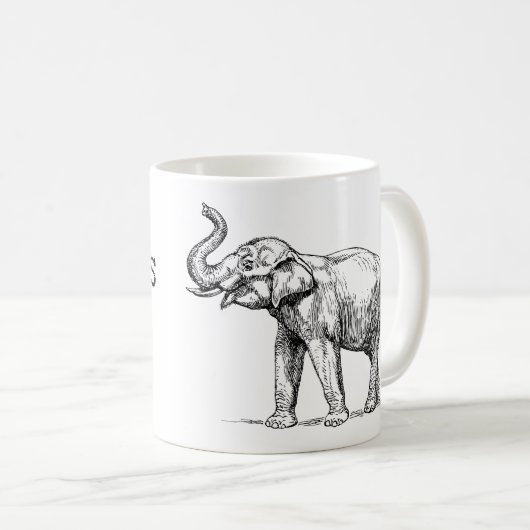 Elephants-regel Koffiemok (Voorkant rechts)
