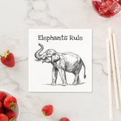 Elephants-regel Servet (Insitu)