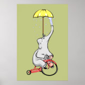 Elephants Ride Interstellar Trikes Poster (Voorkant)