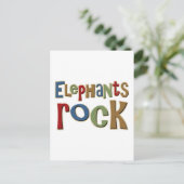 Elephants Rock Briefkaart (Staand voorkant)