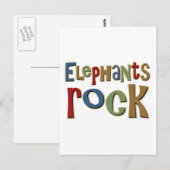 Elephants Rock Briefkaart (Voorkant / Achterkant)