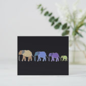 Elephants vergeten nooit Briefkaart (Staand voorkant)