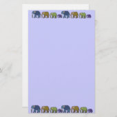 Elephants vergeten nooit briefpapier (Voorkant / Achterkant)