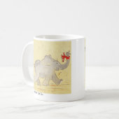 Elephants vergeten nooit koffiemok (Voorkant links)