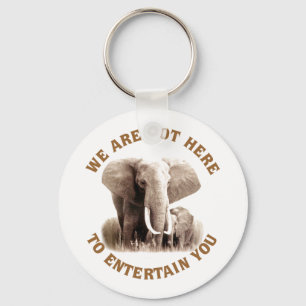 Elephats verdienen respect sleutelhanger