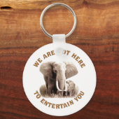 Elephats verdienen respect sleutelhanger (Voorkant)