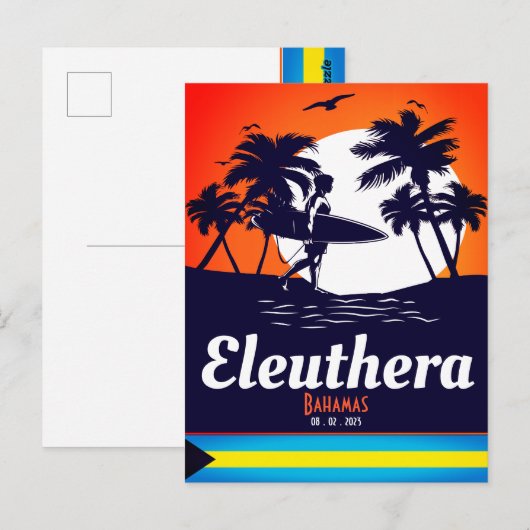 Eleuthera Island Bahamas  Souvenirs Briefkaart (Voorkant / Achterkant)