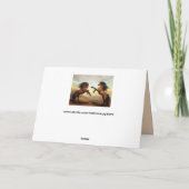 élevage de chevaux carte de voeux (Dos)