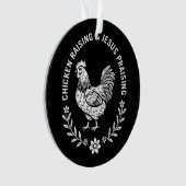 Élevage de poulet et collecte de Jésus (devant)