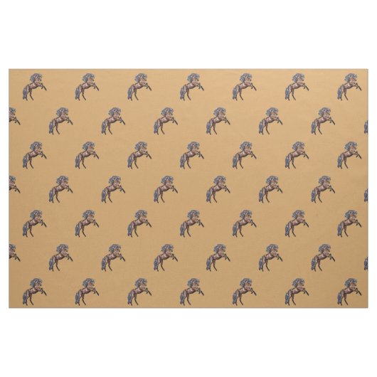 Élevage du tissu Motif de Cheval (Fat Quarter)