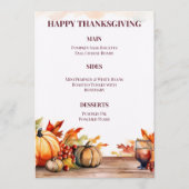 ELEVATE YOUR THANKSGIVING MEAL WITH A STUNNING  MENU (Voorkant)