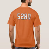 Elevation 5280 t-shirt (Achterkant)