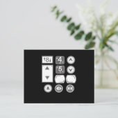 Elevator Elevator Briefkaart (Staand voorkant)