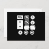 Elevator Elevator Briefkaart (Voorkant / Achterkant)