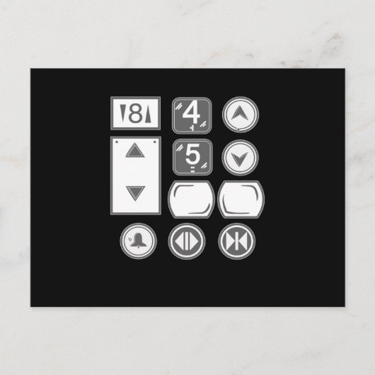 Elevator Elevator Briefkaart (Voorkant)