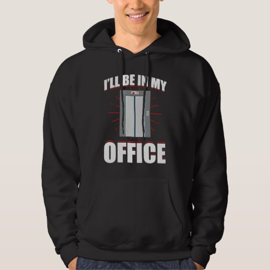 Elevator Mechanic Elevator Technician Repairmen Ma Hoodie (Voorkant)