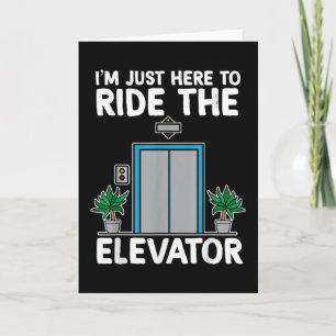 Elevator Mechanic Engineer Funny Elevators Lovers Kaart