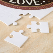 Élevé avec Love Logo Puzzle (Côté)