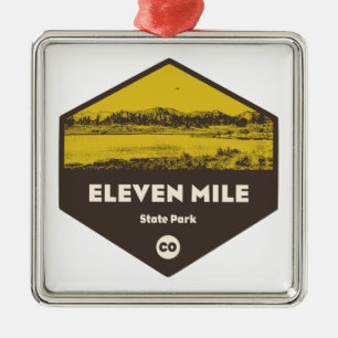 Eleven Mile State Park, Colorado Metalen Ornament
