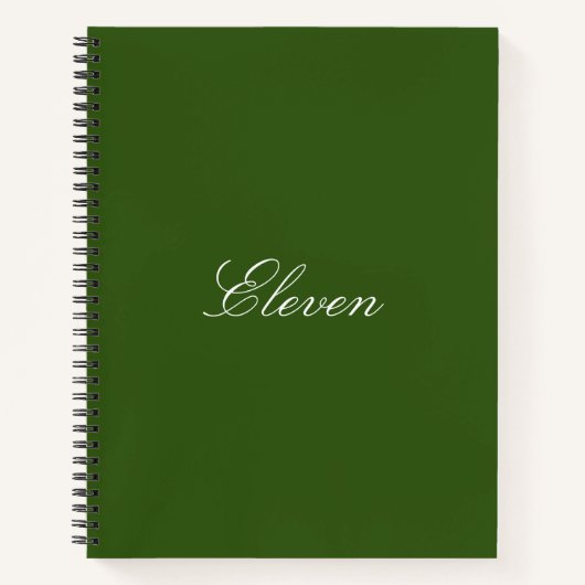 "Eleven" Notitieboek (Voorkant)