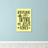 Élever ma tribu sur la toile de Jésus Imprimer (Insitu (Plancher de Bois))
