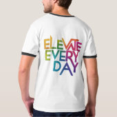 Elevez chaque jour T-Shirt Design (Dos)