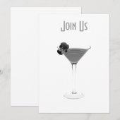 ÉLEVEZ UN VERRE DE CHEER TOUTE INVITATION ÉVÉNEMEN (Devant / Derrière)