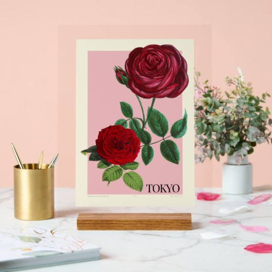 Elevez votre décor avec poster TOKYO Fleurs (Mariage)