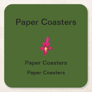 Élevez Votre Marque avec un Sous-Verre en Papier d