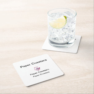 Élevez Votre Marque avec un Sous-Verre en Papier d