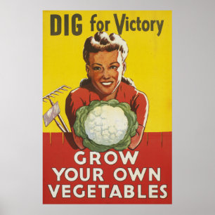Élevez votre propre affiche de la nourriture 24X3
